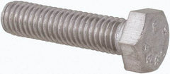 Value Collection - M5x0.80mm Metric Coarse, 20mm Length Under Head Hex Head Cap Screw - Fully Threaded, Grade 316 & Austenitic A4 Stainless Steel, Uncoated, 8mm Hex - Industrial Tool & Supply