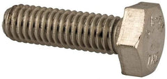 Value Collection - M6x1.00mm Metric Coarse, 20mm Length Under Head Hex Head Cap Screw - Fully Threaded, Grade 316 & Austenitic A4 Stainless Steel, Uncoated, 10mm Hex - Industrial Tool & Supply