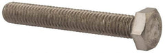 Value Collection - M8x1.25mm Metric Coarse, 55mm Length Under Head Hex Head Cap Screw - Fully Threaded, Grade 316 & Austenitic A4 Stainless Steel, Uncoated, 13mm Hex - Industrial Tool & Supply