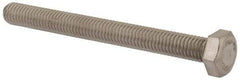 Value Collection - M8x1.25mm Metric Coarse, 80mm Length Under Head Hex Head Cap Screw - Fully Threaded, Grade 316 & Austenitic A4 Stainless Steel, Uncoated, 13mm Hex - Industrial Tool & Supply