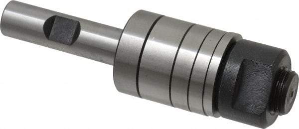 Interstate - 5/8" Diam Milling Machine Arbor - Stub Style, Straight Shank, 1/2" Shank Diam, 102.4mm OAL - Exact Industrial Supply