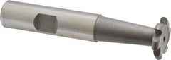 Value Collection - 1/16" Radius, 1/8" Circle Diam, 3/4" Cutter Diam, Shank Connection, Convex Radius Cutter - 1/2" Shank Diam, 3" OAL, High Speed Steel, Uncoated, 6 Teeth, Weldon Flat - Industrial Tool & Supply