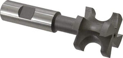 Value Collection - 3/8" Radius, 3/4" Circle Diam, 1-1/2" Cutter Diam, 1-1/2" Cutting Width, Shank Connection, Concave Radius Cutter - 3/4" Shank Diam, 4-3/16" OAL, High Speed Steel, Uncoated, 4 Teeth, Weldon Flat - Industrial Tool & Supply