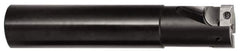 Tungaloy - 20mm Cut Diam, 3/4" Shank Diam, 3.281" OAL, Indexable Square Shoulder Centercutting End Mill - XXMU 10 Inserts, Weldon Shank, 90° Lead Angle, Series Jetmill Multi X - Industrial Tool & Supply