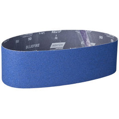4″ × 36″ NorZon Plus R821 Narrow Belt 80 Grit Zirconia Alumina - Industrial Tool & Supply
