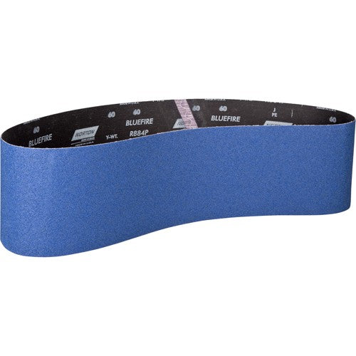 6″ × 60″ NorZon Plus R821 Narrow Belt 40 Grit Zirconia Alumina - Industrial Tool & Supply