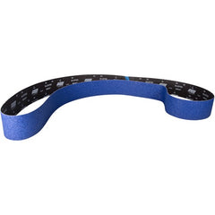 4″ × 132″ NorZon Plus R824 Narrow Belt 80 Grit Zirconia Alumina - Industrial Tool & Supply