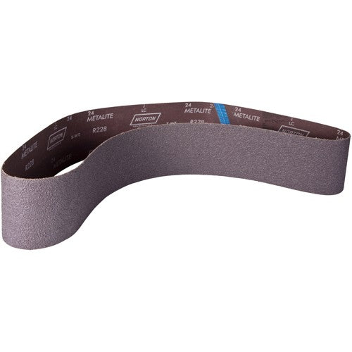 4″ × 60″ Metalite R228 Narrow Belt 100 Grit Aluminum Oxide - Industrial Tool & Supply