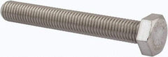 Value Collection - M12x1.75mm Metric Coarse, 90mm Length Under Head Hex Head Cap Screw - Fully Threaded, Grade 316 & Austenitic A4 Stainless Steel, Uncoated, 19mm Hex - Industrial Tool & Supply