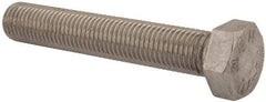 Value Collection - M20x2.50mm Metric Coarse, 120mm Length Under Head Hex Head Cap Screw - Fully Threaded, Grade 316 & Austenitic A4 Stainless Steel, Uncoated, 30mm Hex - Industrial Tool & Supply