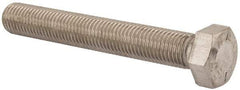 Value Collection - M20x2.50mm Metric Coarse, 140mm Length Under Head Hex Head Cap Screw - Fully Threaded, Grade 316 & Austenitic A4 Stainless Steel, Uncoated, 30mm Hex - Industrial Tool & Supply