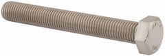 Value Collection - M20x2.50mm Metric Coarse, 150mm Length Under Head Hex Head Cap Screw - Fully Threaded, Grade 316 & Austenitic A4 Stainless Steel, Uncoated, 30mm Hex - Industrial Tool & Supply