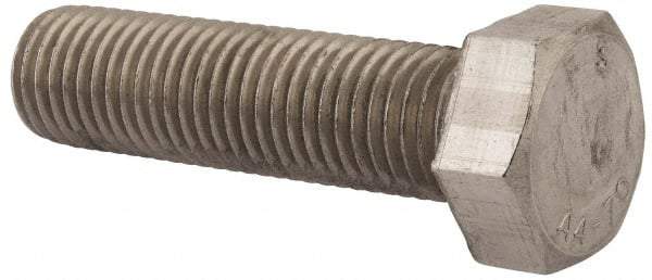 Value Collection - M24x3.00mm Metric Coarse, 90mm Length Under Head Hex Head Cap Screw - Fully Threaded, Grade 316 & Austenitic A4 Stainless Steel, Uncoated, 36mm Hex - Industrial Tool & Supply