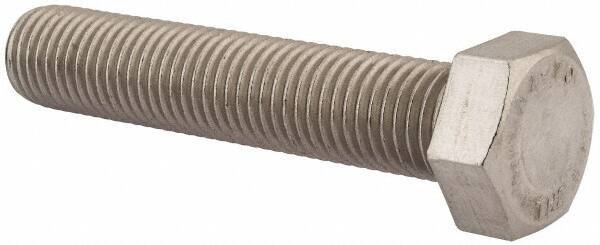 Value Collection - M24x3.00mm Metric Coarse, 120mm Length Under Head Hex Head Cap Screw - Fully Threaded, Grade 316 & Austenitic A4 Stainless Steel, Uncoated, 36mm Hex - Industrial Tool & Supply