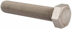 Value Collection - M24x3.00mm Metric Coarse, 120mm Length Under Head Hex Head Cap Screw - Fully Threaded, Grade 316 & Austenitic A4 Stainless Steel, Uncoated, 36mm Hex - Industrial Tool & Supply