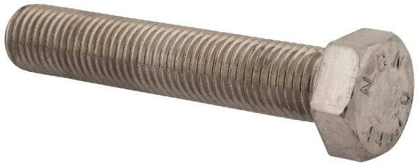 Value Collection - M24x3.00mm Metric Coarse, 130mm Length Under Head Hex Head Cap Screw - Fully Threaded, Grade 316 & Austenitic A4 Stainless Steel, Uncoated, 36mm Hex - Industrial Tool & Supply