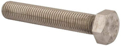 Value Collection - M24x3.00mm Metric Coarse, 140mm Length Under Head Hex Head Cap Screw - Fully Threaded, Grade 316 & Austenitic A4 Stainless Steel, Uncoated, 36mm Hex - Industrial Tool & Supply