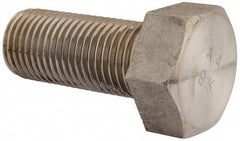 Value Collection - M33x3.50mm Metric Coarse, 80mm Length Under Head Hex Head Cap Screw - Fully Threaded, Grade 316 & Austenitic A4 Stainless Steel, Uncoated, 50mm Hex - Industrial Tool & Supply