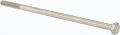 Value Collection - M6x1.00mm Metric Coarse, 130mm Length Under Head Hex Head Cap Screw - Partially Threaded, Grade 316 & Austenitic A4 Stainless Steel, Uncoated, 10mm Hex - Industrial Tool & Supply