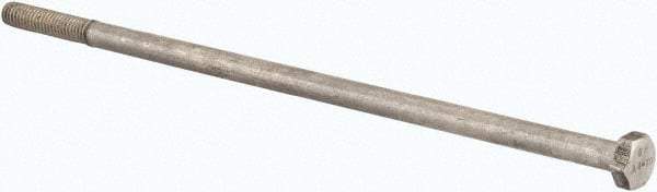 Value Collection - M6x1.00mm Metric Coarse, 160mm Length Under Head Hex Head Cap Screw - Partially Threaded, Grade 316 & Austenitic A4 Stainless Steel, Uncoated, 10mm Hex - Industrial Tool & Supply
