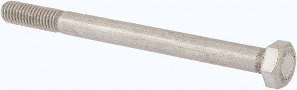 Value Collection - M8x1.25mm Metric Coarse, 100mm Length Under Head Hex Head Cap Screw - Partially Threaded, Grade 316 & Austenitic A4 Stainless Steel, Uncoated, 13mm Hex - Industrial Tool & Supply
