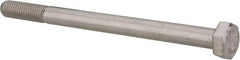 Value Collection - M8x1.25mm Metric Coarse, 110mm Length Under Head Hex Head Cap Screw - Partially Threaded, Grade 316 & Austenitic A4 Stainless Steel, Uncoated, 13mm Hex - Industrial Tool & Supply