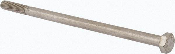 Value Collection - M8x1.25mm Metric Coarse, 150mm Length Under Head Hex Head Cap Screw - Partially Threaded, Grade 316 & Austenitic A4 Stainless Steel, Uncoated, 13mm Hex - Industrial Tool & Supply
