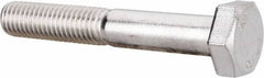 Value Collection - M10x1.50mm Metric Coarse, 65mm Length Under Head Hex Head Cap Screw - Partially Threaded, Grade 316 & Austenitic A4 Stainless Steel, Uncoated, 17mm Hex - Industrial Tool & Supply