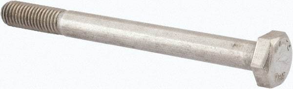 Value Collection - M10x1.50mm Metric Coarse, 110mm Length Under Head Hex Head Cap Screw - Partially Threaded, Grade 316 & Austenitic A4 Stainless Steel, Uncoated, 17mm Hex - Industrial Tool & Supply