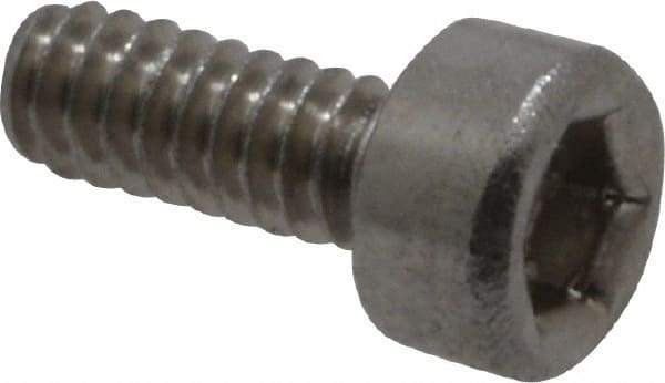 Value Collection - M1.6x0.35 Metric Coarse Hex Socket Drive, Socket Cap Screw - Grade 18-8 & Austenitic A2 Stainless Steel, Uncoated, Fully Threaded, 4mm Length Under Head - Industrial Tool & Supply