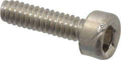 Value Collection - M1.6x0.35 Metric Coarse Hex Socket Drive, Socket Cap Screw - Grade 18-8 & Austenitic A2 Stainless Steel, Uncoated, Fully Threaded, 6mm Length Under Head - Industrial Tool & Supply