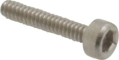 Value Collection - M1.6x0.35 Metric Coarse Hex Socket Drive, Socket Cap Screw - Grade 18-8 & Austenitic A2 Stainless Steel, Uncoated, Fully Threaded, 8mm Length Under Head - Industrial Tool & Supply
