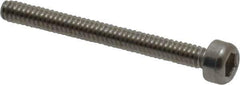 Value Collection - M1.6x0.35 Metric Coarse Hex Socket Drive, Socket Cap Screw - Grade 18-8 & Austenitic A2 Stainless Steel, Uncoated, Partially Threaded, 16mm Length Under Head - Industrial Tool & Supply