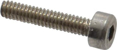Value Collection - M2x0.40 Metric Coarse Hex Socket Drive, Socket Cap Screw - Grade 18-8 & Austenitic A2 Stainless Steel, Uncoated, Fully Threaded, 10mm Length Under Head - Industrial Tool & Supply