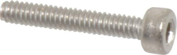 Value Collection - M2x0.40 Metric Coarse Hex Socket Drive, Socket Cap Screw - Grade 18-8 & Austenitic A2 Stainless Steel, Uncoated, Fully Threaded, 12mm Length Under Head - Industrial Tool & Supply
