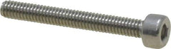 Value Collection - M2.5x0.45 Metric Coarse Hex Socket Drive, Socket Cap Screw - Grade 18-8 & Austenitic A2 Stainless Steel, Uncoated, Partially Threaded, 20mm Length Under Head - Industrial Tool & Supply