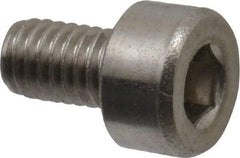 Value Collection - M3x0.50 Metric Coarse Hex Socket Drive, Socket Cap Screw - Grade 18-8 & Austenitic A2 Stainless Steel, Uncoated, Fully Threaded, 5mm Length Under Head - Industrial Tool & Supply