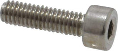 Value Collection - M4x0.70 Metric Coarse Hex Socket Drive, Socket Cap Screw - Grade 18-8 & Austenitic A2 Stainless Steel, Uncoated, Fully Threaded, 14mm Length Under Head - Industrial Tool & Supply