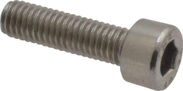 Value Collection - M5x0.80 Metric Coarse Hex Socket Drive, Socket Cap Screw - Grade 18-8 & Austenitic A2 Stainless Steel, Uncoated, Fully Threaded, 18mm Length Under Head - Industrial Tool & Supply