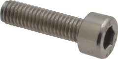 Value Collection - M5x0.80 Metric Coarse Hex Socket Drive, Socket Cap Screw - Grade 18-8 & Austenitic A2 Stainless Steel, Uncoated, Fully Threaded, 18mm Length Under Head - Industrial Tool & Supply