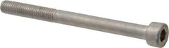 Value Collection - M5x0.80 Metric Coarse Hex Socket Drive, Socket Cap Screw - Grade 18-8 & Austenitic A2 Stainless Steel, Uncoated, Partially Threaded, 60mm Length Under Head - Industrial Tool & Supply