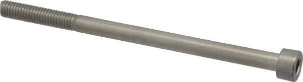Value Collection - M5x0.80 Metric Coarse Hex Socket Drive, Socket Cap Screw - Grade 18-8 & Austenitic A2 Stainless Steel, Uncoated, Partially Threaded, 80mm Length Under Head - Industrial Tool & Supply