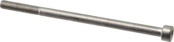 Value Collection - M5x0.80 Metric Coarse Hex Socket Drive, Socket Cap Screw - Grade 18-8 & Austenitic A2 Stainless Steel, Uncoated, Partially Threaded, 90mm Length Under Head - Industrial Tool & Supply