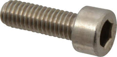 Value Collection - M6x1.00 Metric Coarse Hex Socket Drive, Socket Cap Screw - Grade 18-8 & Austenitic A2 Stainless Steel, Uncoated, Fully Threaded, 18mm Length Under Head - Industrial Tool & Supply