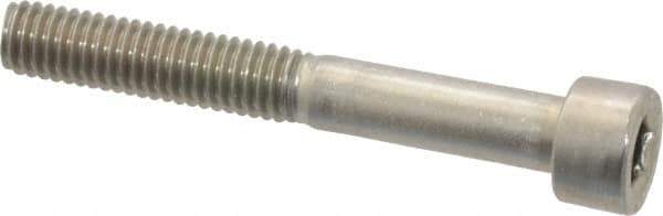 Value Collection - M6x1.00 Metric Coarse Hex Socket Drive, Socket Cap Screw - Grade 18-8 & Austenitic A2 Stainless Steel, Uncoated, Partially Threaded, 45mm Length Under Head - Industrial Tool & Supply