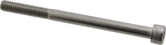 Value Collection - M6x1.00 Metric Coarse Hex Socket Drive, Socket Cap Screw - Grade 18-8 & Austenitic A2 Stainless Steel, Uncoated, Partially Threaded, 80mm Length Under Head - Industrial Tool & Supply