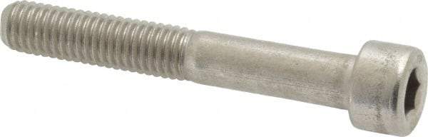 Value Collection - M6x1.00 Metric Coarse Hex Socket Drive, Socket Cap Screw - Grade 18-8 & Austenitic A2 Stainless Steel, Uncoated, Partially Threaded, 110mm Length Under Head - Industrial Tool & Supply