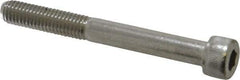 Value Collection - M8x1.25 Metric Coarse Hex Socket Drive, Socket Cap Screw - Grade 18-8 & Austenitic A2 Stainless Steel, Uncoated, Partially Threaded, 70mm Length Under Head - Industrial Tool & Supply