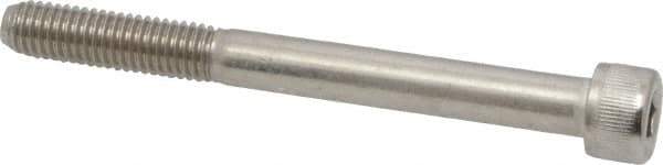 Value Collection - M8x1.25 Metric Coarse Hex Socket Drive, Socket Cap Screw - Grade 18-8 & Austenitic A2 Stainless Steel, Uncoated, Partially Threaded, 80mm Length Under Head - Industrial Tool & Supply