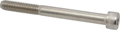 Value Collection - M8x1.25 Metric Coarse Hex Socket Drive, Socket Cap Screw - Grade 18-8 & Austenitic A2 Stainless Steel, Uncoated, Partially Threaded, 80mm Length Under Head - Industrial Tool & Supply